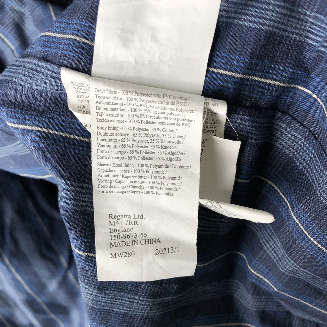 Regatta WATERPROOF HYDRAFORT Windbreaker, Men's Size L polyester navy blue type Vintage Second Hand