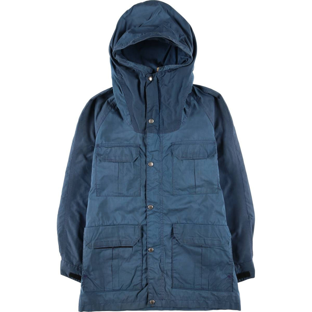 Vintage 1970'S The North Face Mountain Parka/Shell Jacket with Brown Tag, Men's Size Small unclear blue type Vintage Second Hand