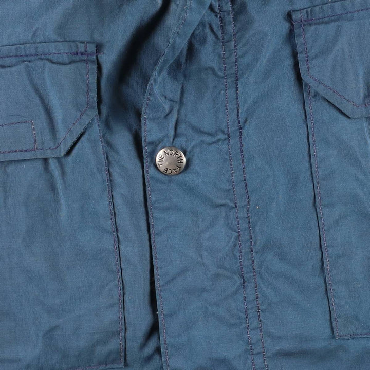Vintage 1970'S The North Face Mountain Parka/Shell Jacket with Brown Tag, Men's Size Small unclear blue type Vintage Second Hand