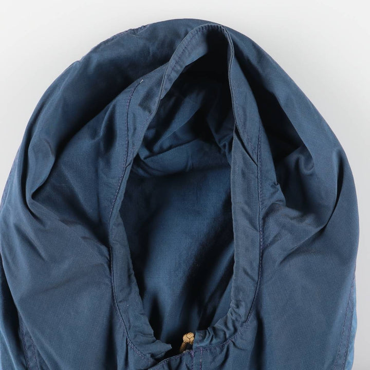 Vintage 1970'S The North Face Mountain Parka/Shell Jacket with Brown Tag, Men's Size Small unclear blue type Vintage Second Hand