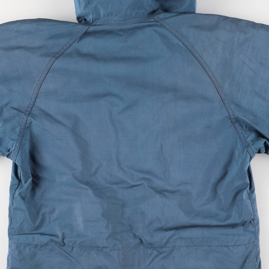 Vintage 1970'S The North Face Mountain Parka/Shell Jacket with Brown Tag, Men's Size Small unclear blue type Vintage Second Hand