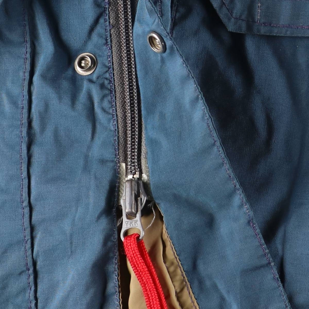 Vintage 1970'S The North Face Mountain Parka/Shell Jacket with Brown Tag, Men's Size Small unclear blue type Vintage Second Hand