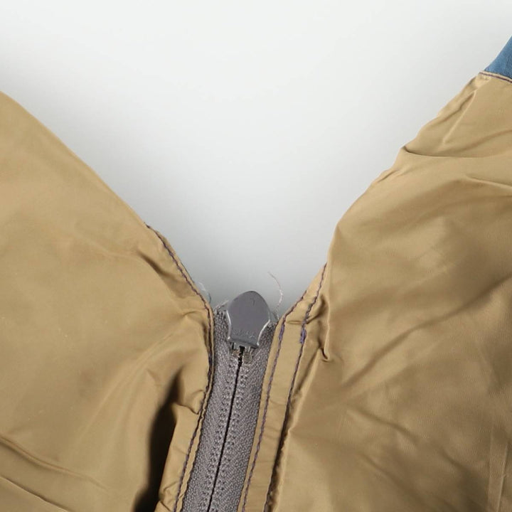Vintage 1970'S The North Face Mountain Parka/Shell Jacket with Brown Tag, Men's Size Small unclear blue type Vintage Second Hand