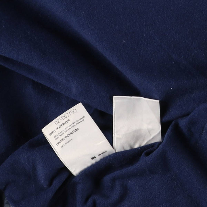 1980'S The North Face Navy Blue Tag GORE-TEX Mountain Parka Shell Jacket Made in USA Men's Medium Nylon (Gore-Tex) orange type Vintage Second Hand