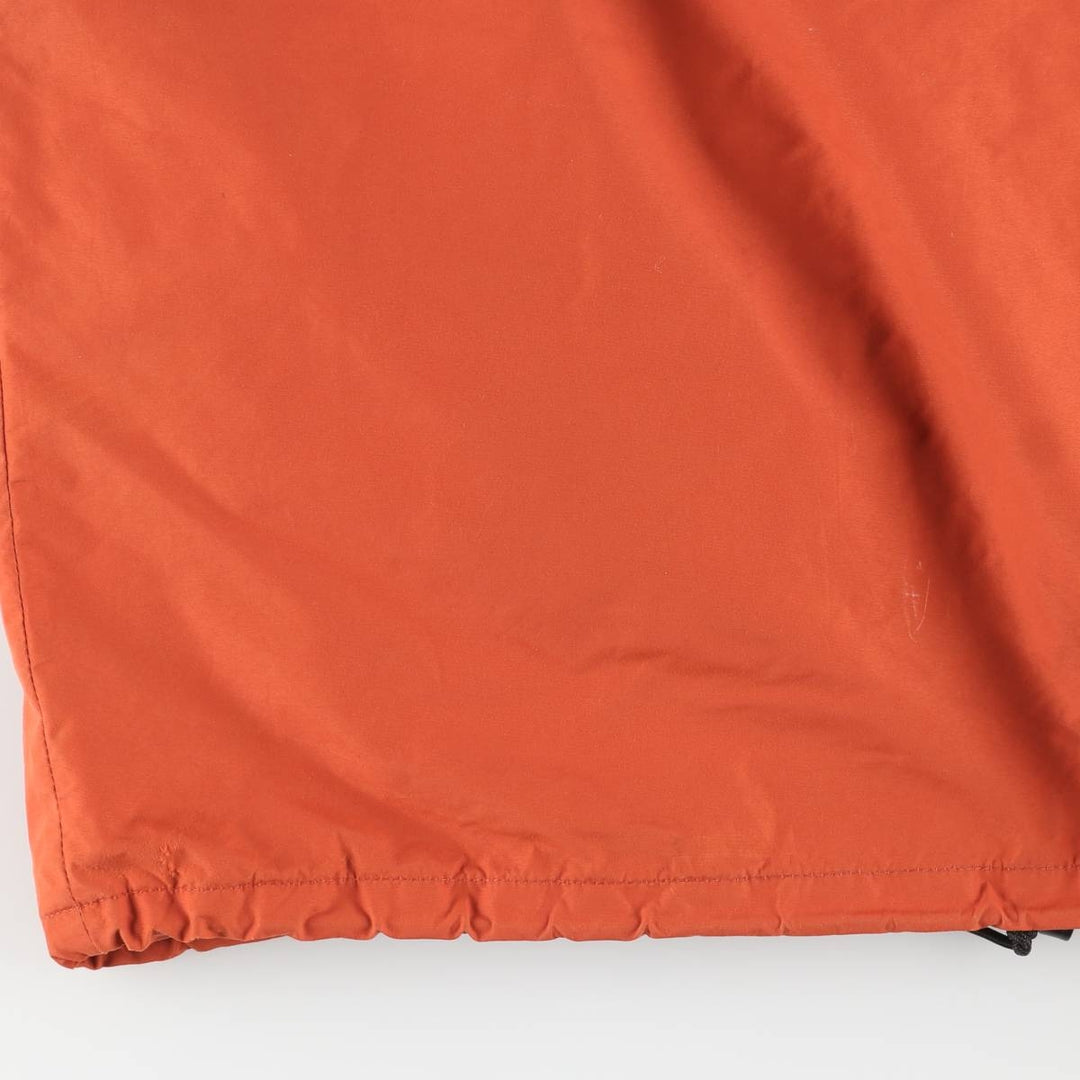 1980'S The North Face Navy Blue Tag GORE-TEX Mountain Parka Shell Jacket Made in USA Men's Medium Nylon (Gore-Tex) orange type Vintage Second Hand