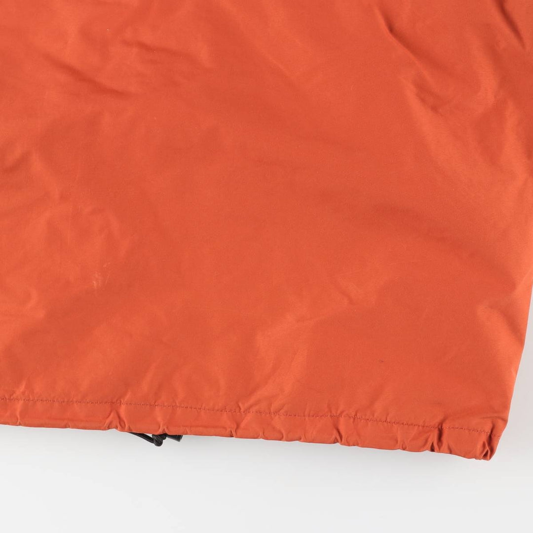 1980'S The North Face Navy Blue Tag GORE-TEX Mountain Parka Shell Jacket Made in USA Men's Medium Nylon (Gore-Tex) orange type Vintage Second Hand