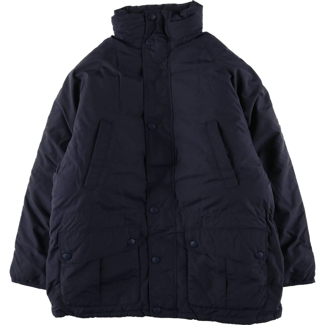 Eddie Bauer Goose Down Jacket, Men's Size L Nylon navy blue type Vintage Second Hand