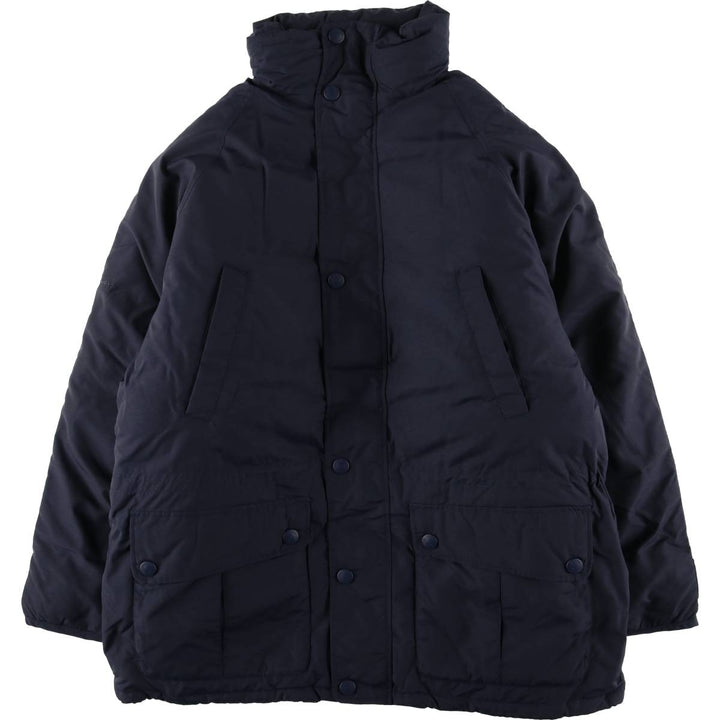 Eddie Bauer Goose Down Jacket, Men's Size L Nylon navy blue type Vintage Second Hand