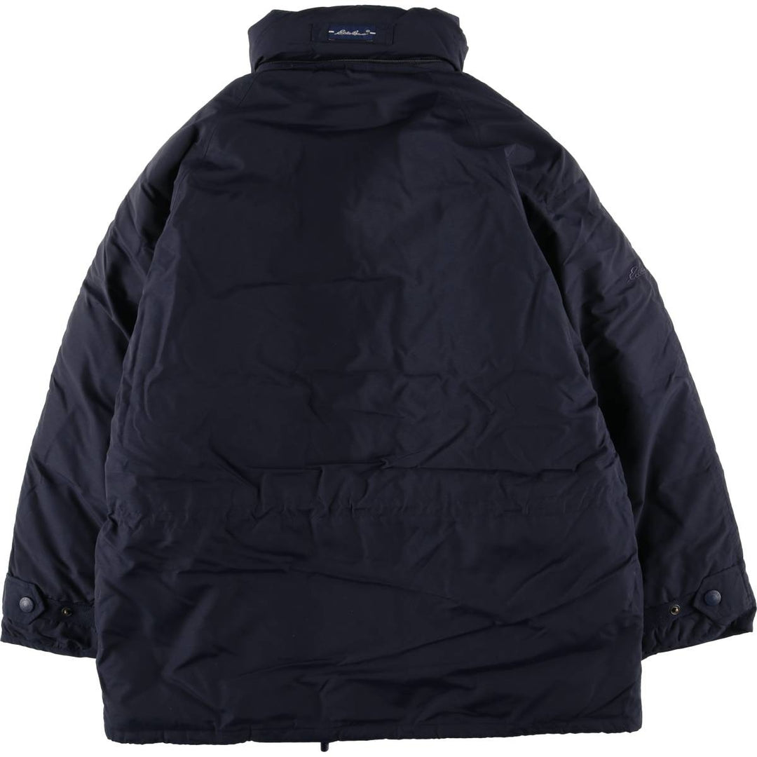 Eddie Bauer Goose Down Jacket, Men's Size L Nylon navy blue type Vintage Second Hand