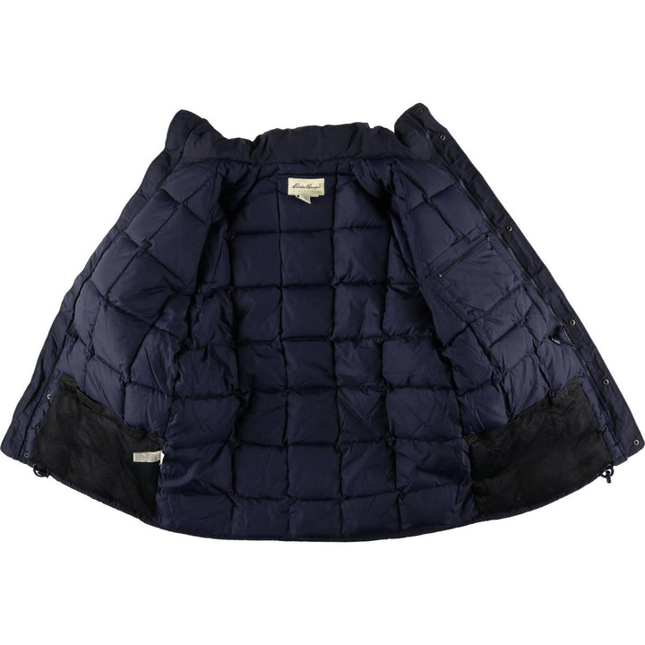Eddie Bauer Goose Down Jacket, Men's Size L Nylon navy blue type Vintage Second Hand