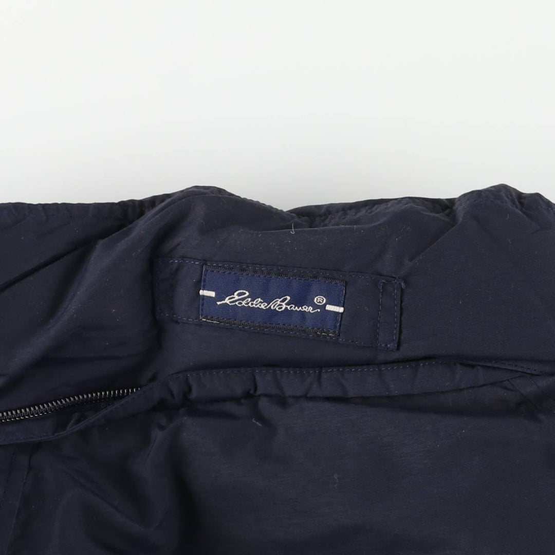 Eddie Bauer Goose Down Jacket, Men's Size L Nylon navy blue type Vintage Second Hand