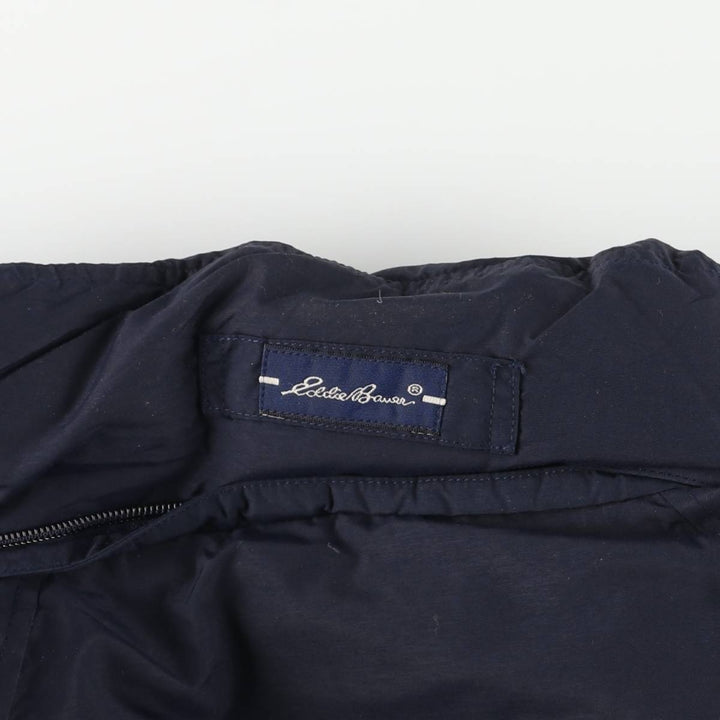 Eddie Bauer Goose Down Jacket, Men's Size L Nylon navy blue type Vintage Second Hand