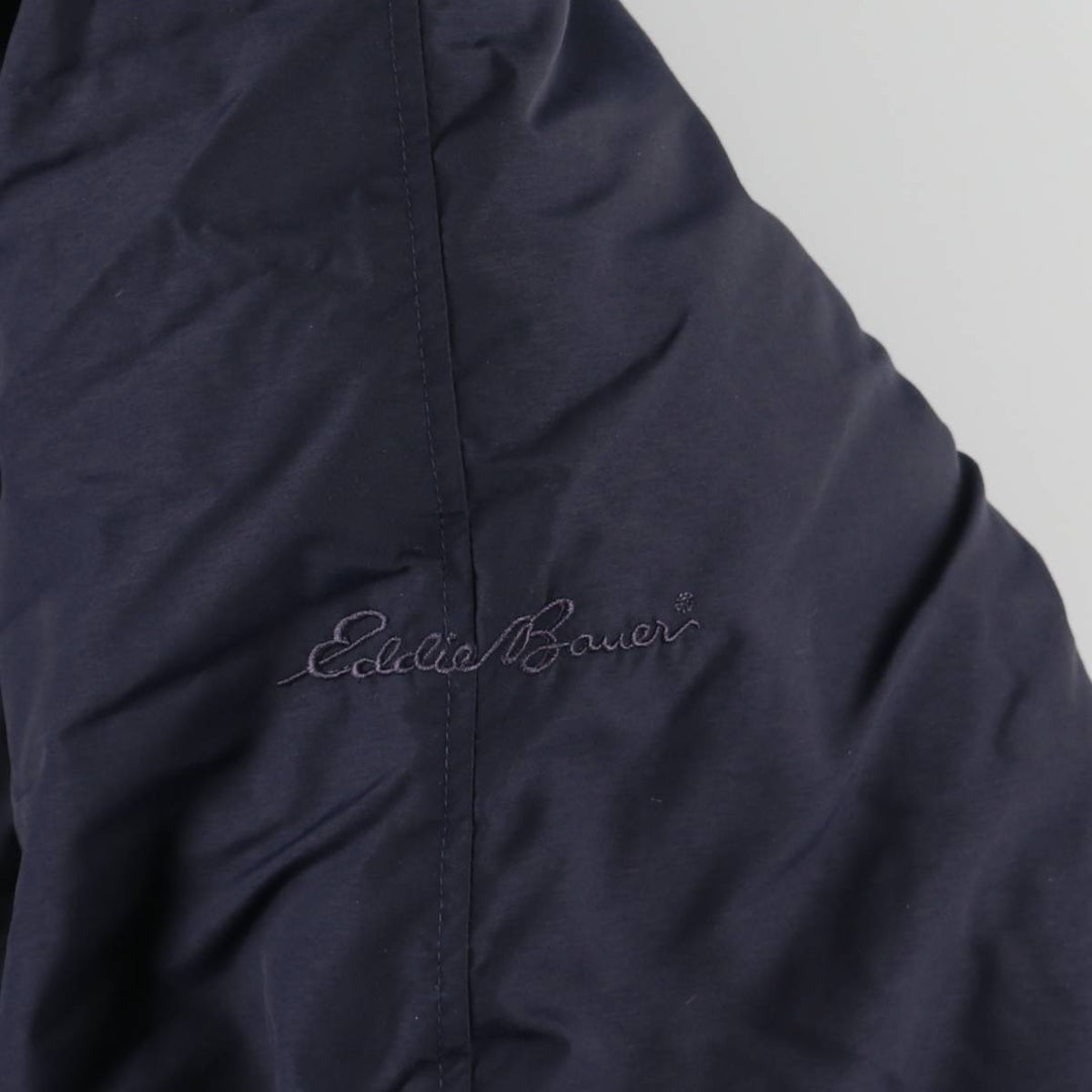 Eddie Bauer Goose Down Jacket, Men's Size L Nylon navy blue type Vintage Second Hand
