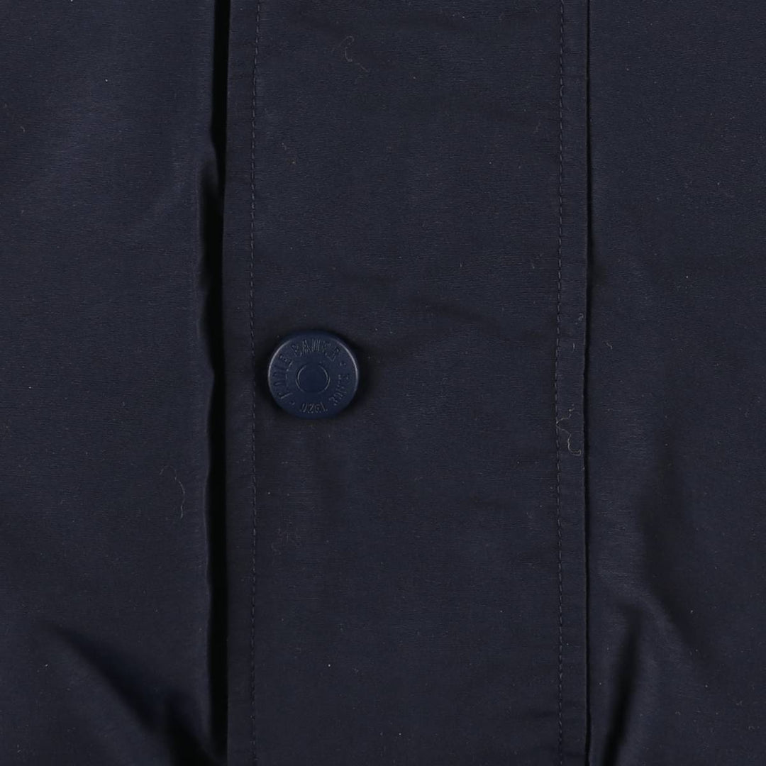 Eddie Bauer Goose Down Jacket, Men's Size L Nylon navy blue type Vintage Second Hand