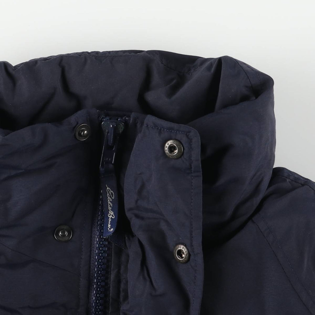 Eddie Bauer Goose Down Jacket, Men's Size L Nylon navy blue type Vintage Second Hand