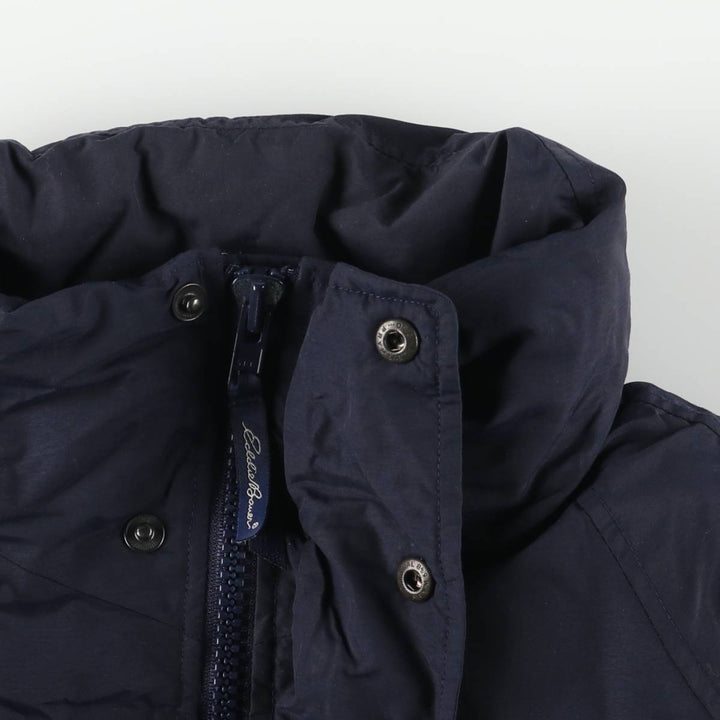 Eddie Bauer Goose Down Jacket, Men's Size L Nylon navy blue type Vintage Second Hand