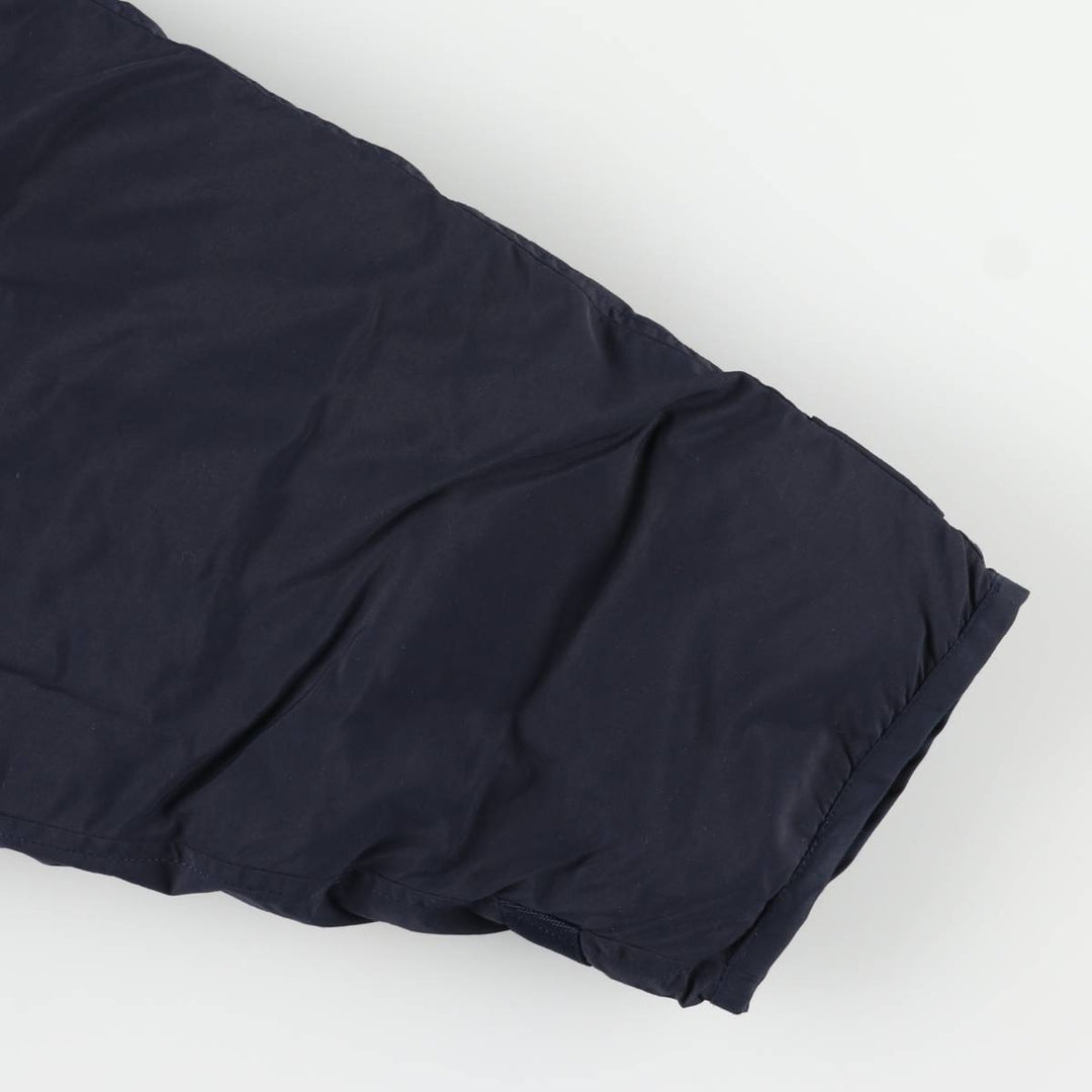 Eddie Bauer Goose Down Jacket, Men's Size L Nylon navy blue type Vintage Second Hand