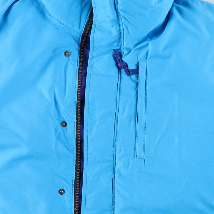 Vintage LLBean Men's Down Jacket (Size L, Made in USA) from the 1980'S to 1990s Nylon Blue type light blue Vintage Second Hand