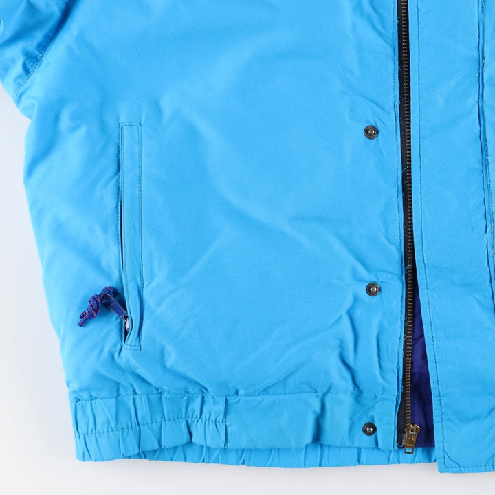 Vintage LLBean Men's Down Jacket (Size L, Made in USA) from the 1980'S to 1990s Nylon Blue type light blue Vintage Second Hand