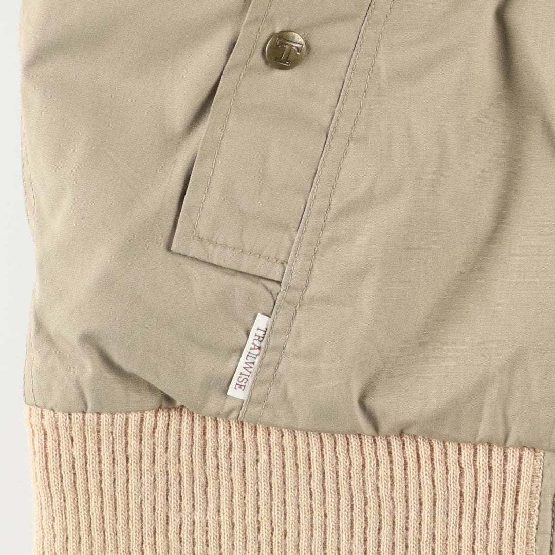 Vintage Trailwise Berkeley Down Jacket, Made in the USA, Men's Size Medium polyester Beige type Vintage Second Hand