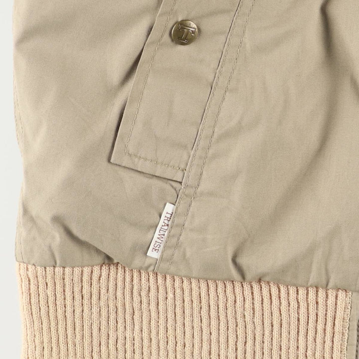 Vintage Trailwise Berkeley Down Jacket, Made in the USA, Men's Size Medium polyester Beige type Vintage Second Hand