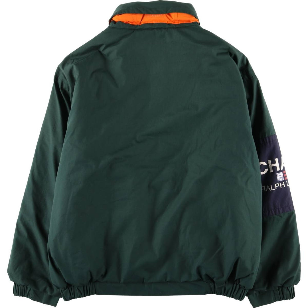 Ralph Lauren CHAPS padded puffer jacket, men's size L polyester Green type dark green Vintage Second Hand