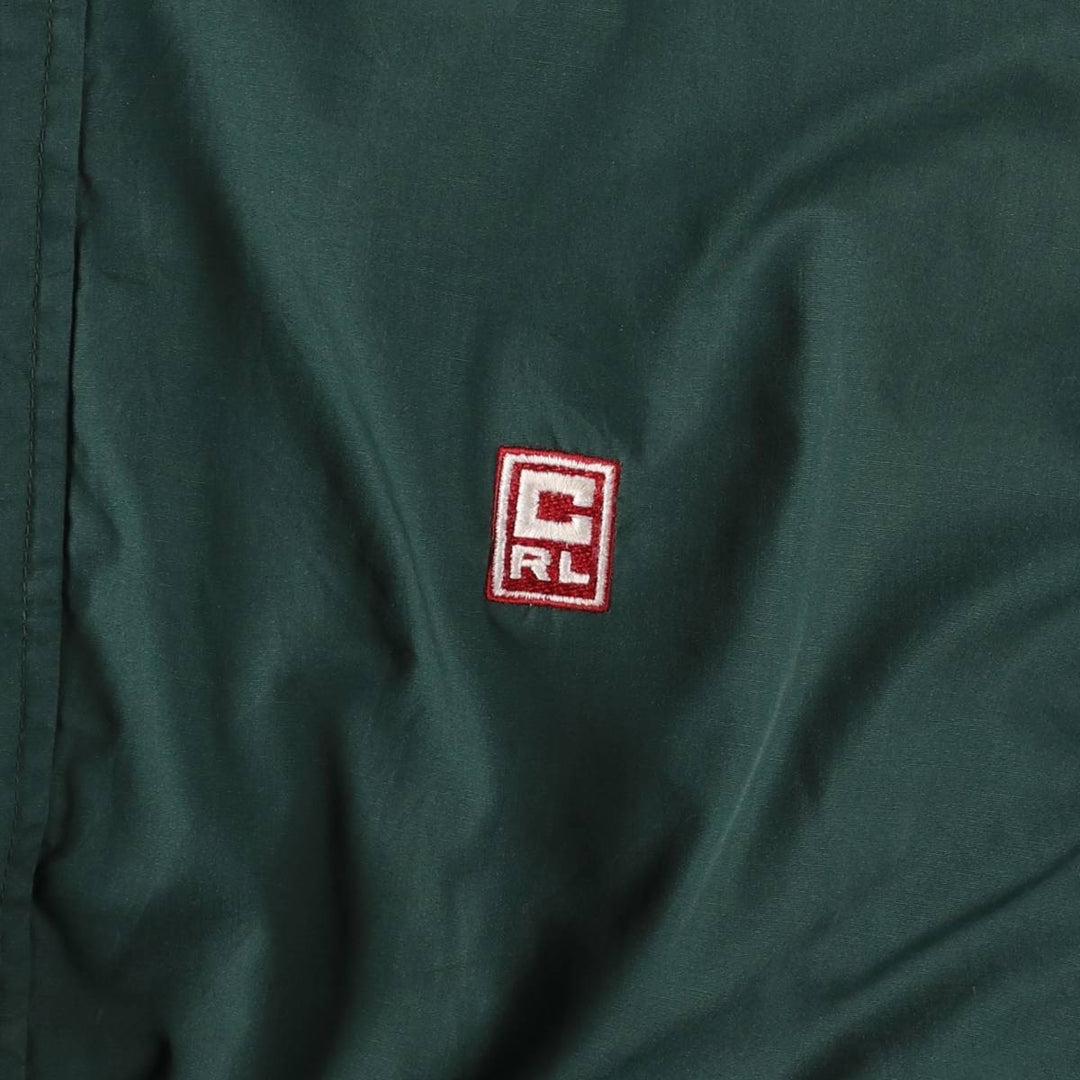 Ralph Lauren CHAPS padded puffer jacket, men's size L polyester Green type dark green Vintage Second Hand