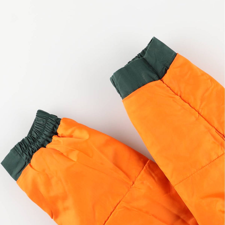 Ralph Lauren CHAPS padded puffer jacket, men's size L polyester Green type dark green Vintage Second Hand