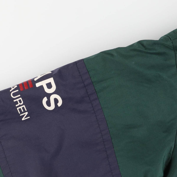 Ralph Lauren CHAPS padded puffer jacket, men's size L polyester Green type dark green Vintage Second Hand