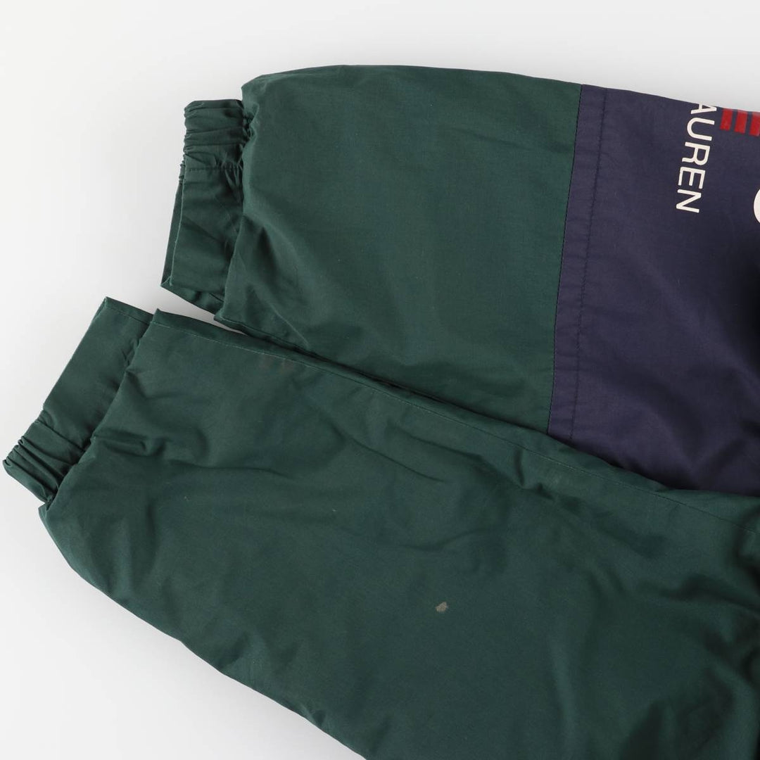 Ralph Lauren CHAPS padded puffer jacket, men's size L polyester Green type dark green Vintage Second Hand