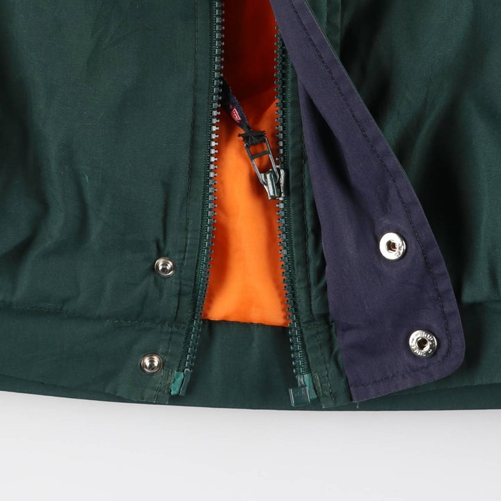 Ralph Lauren CHAPS padded puffer jacket, men's size L polyester Green type dark green Vintage Second Hand