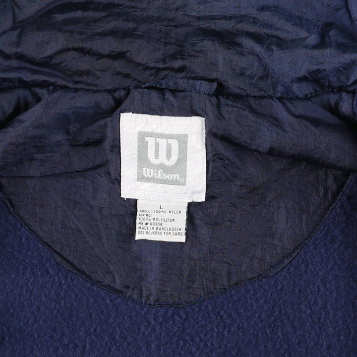 Wilson Nylon Jacket, Men's Size L Nylon blue type Vintage Second Hand