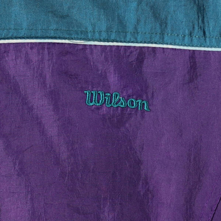 Wilson Nylon Jacket, Men's Size L Nylon blue type Vintage Second Hand