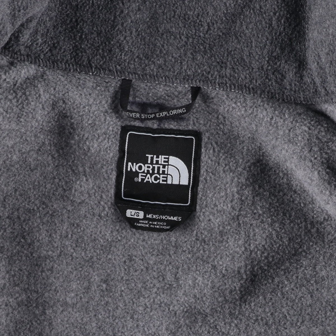 THE NORTH FACE Denali Jacket, Nylon x Fleece Jacket, Men's L size recycled polyester black type Vintage Second Hand