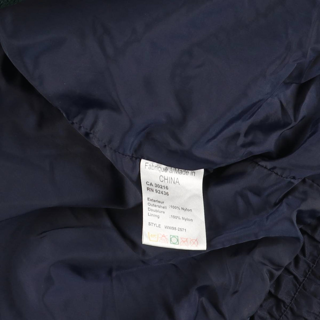 CANYON CREEK Nylon Jacket, Men's Size M Nylon navy blue type Vintage Second Hand
