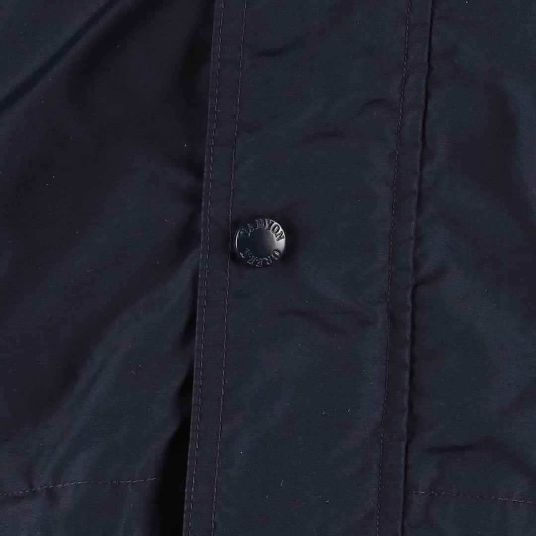 CANYON CREEK Nylon Jacket, Men's Size M Nylon navy blue type Vintage Second Hand