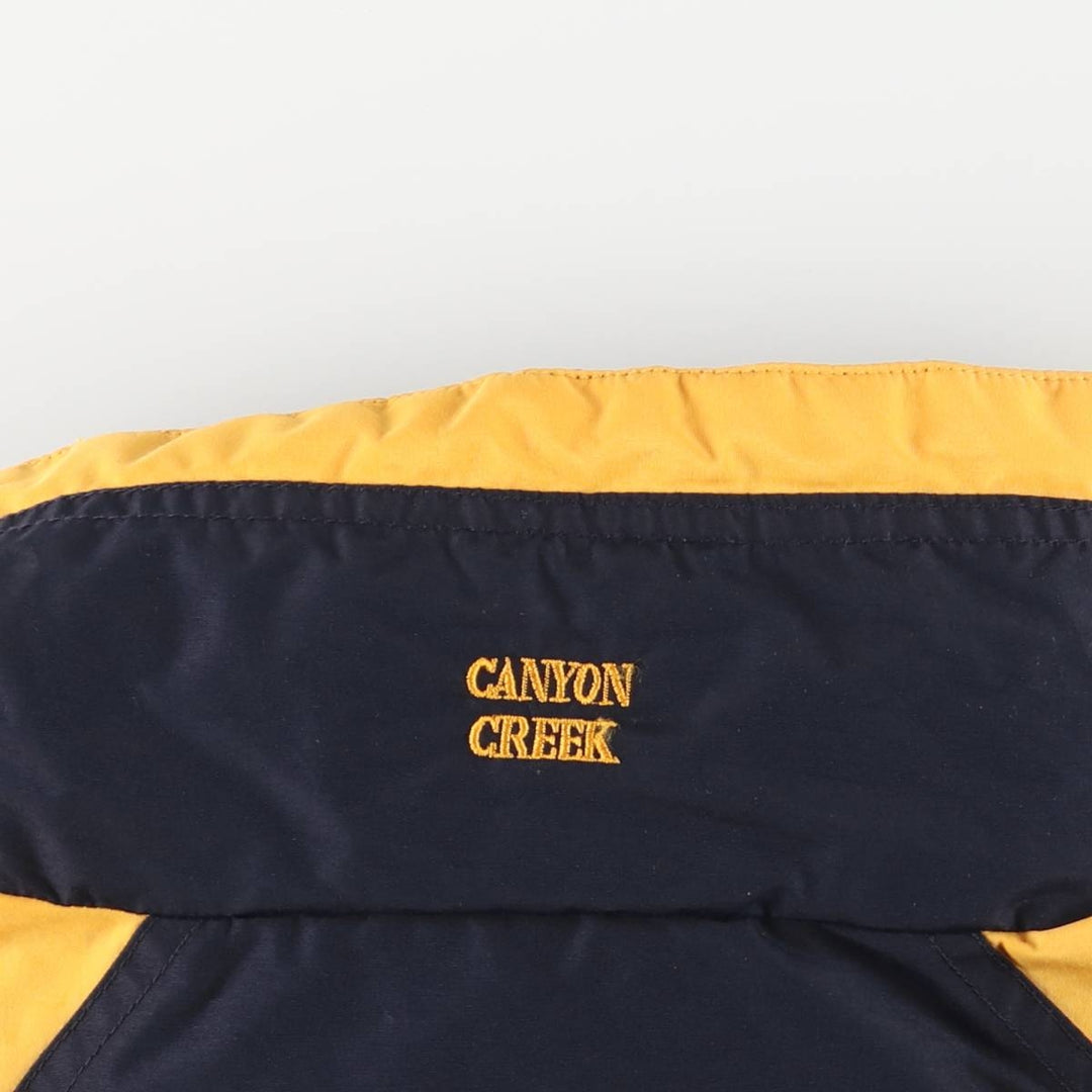 CANYON CREEK Nylon Jacket, Men's Size M Nylon navy blue type Vintage Second Hand