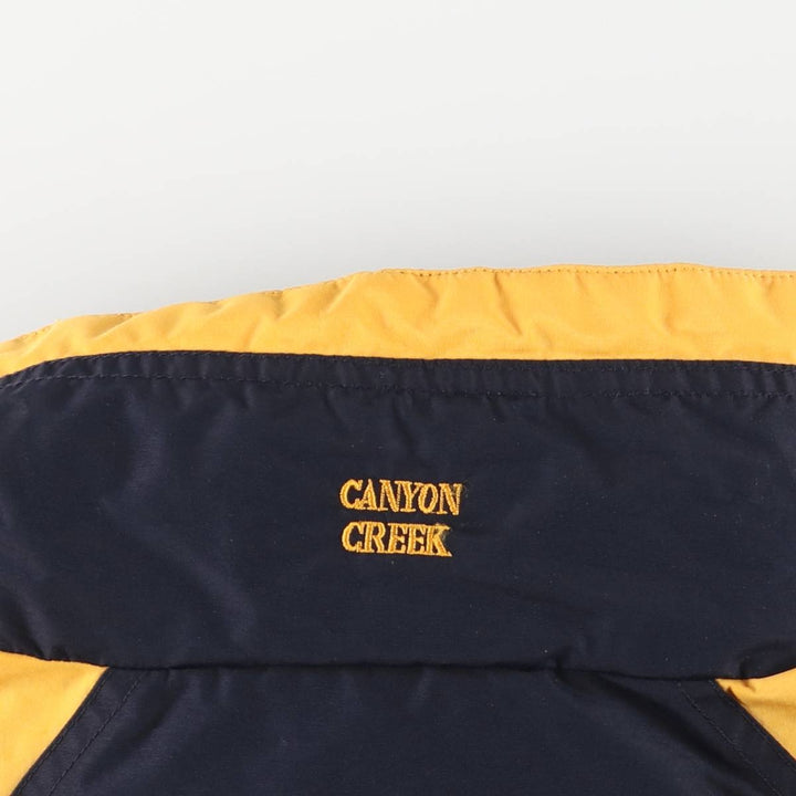 CANYON CREEK Nylon Jacket, Men's Size M Nylon navy blue type Vintage Second Hand
