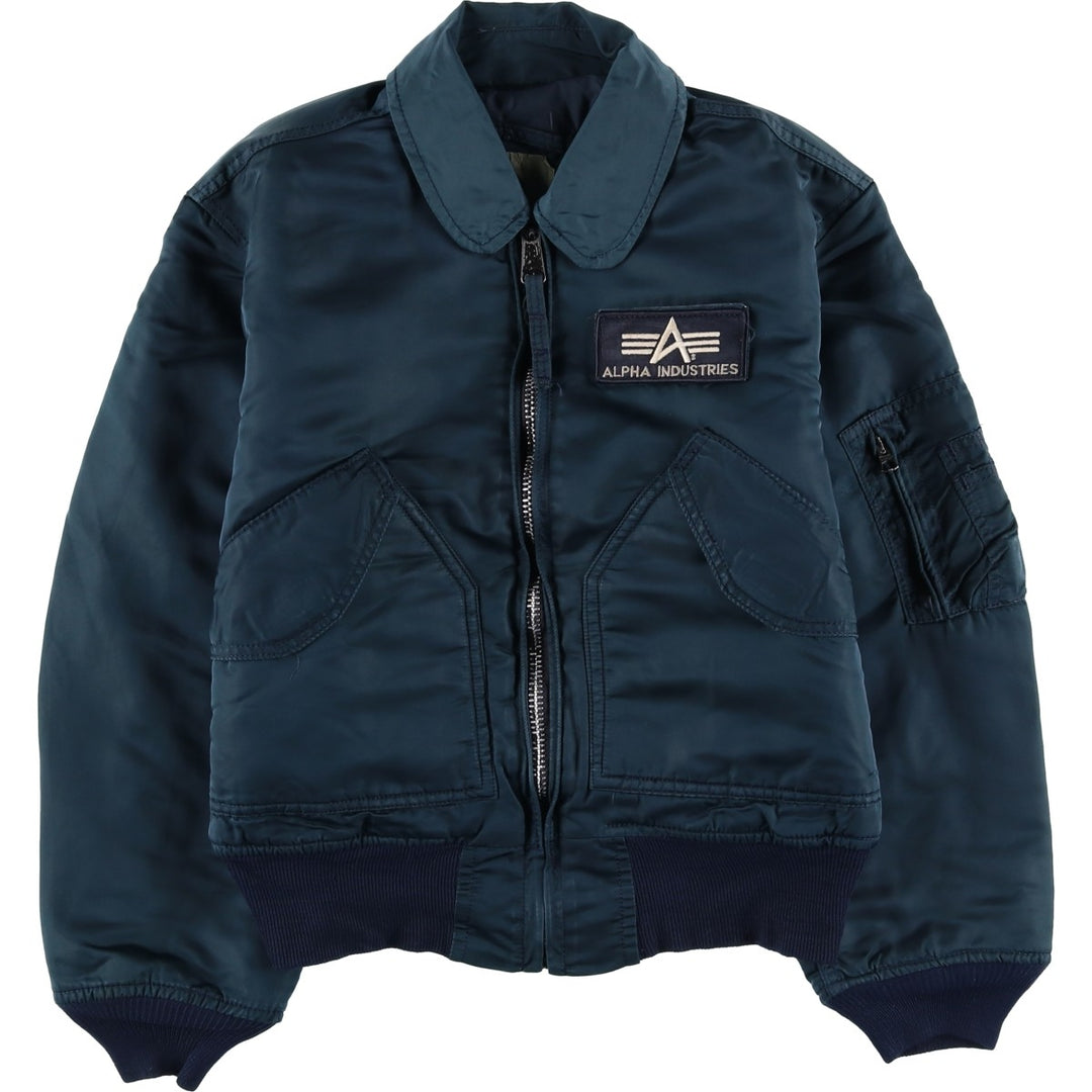 90'S Alpha CWU-45 Nylon navy blue type Vintage Second Hand