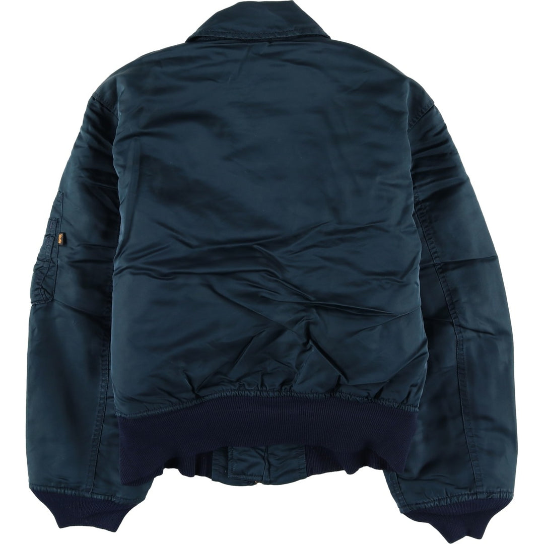 90'S Alpha CWU-45 Nylon navy blue type Vintage Second Hand