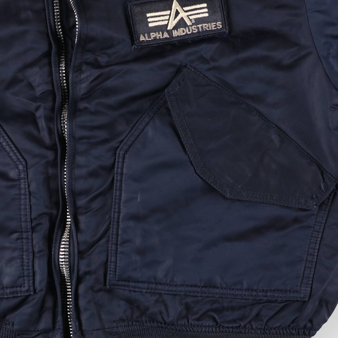 Civilian Alpha CWU-45 Nylon navy blue type Vintage Second Hand