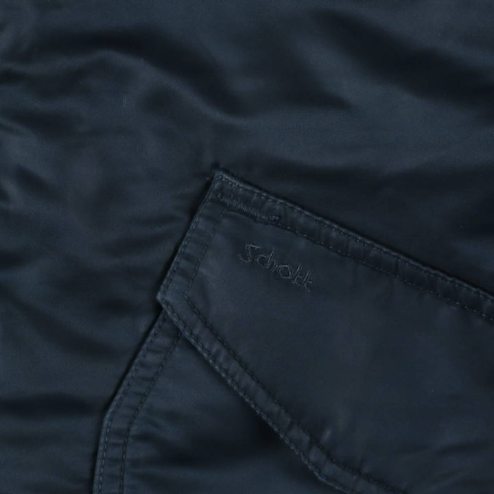 Civilian Schott CWU-R Type Padded Military Flight Jacket, Men's Size XL unclear navy blue type Vintage Second Hand