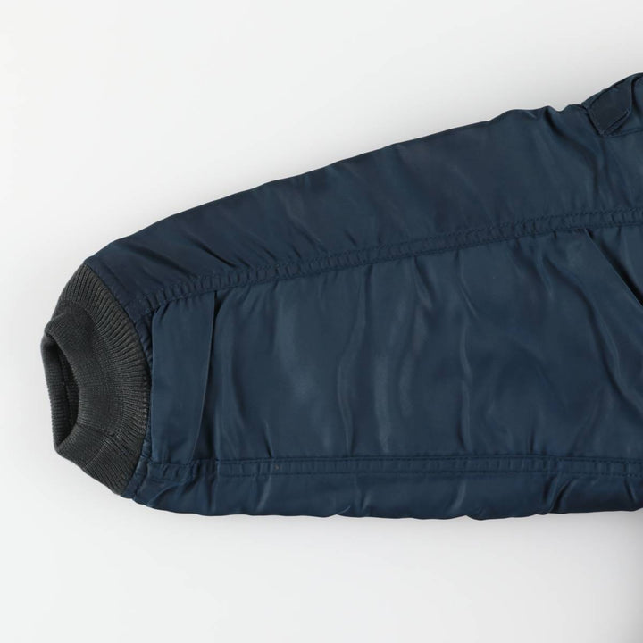 Civilian Schott CWU-R Type Padded Military Flight Jacket, Men's Size XL unclear navy blue type Vintage Second Hand