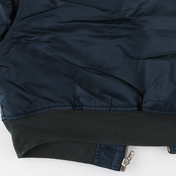 Civilian Schott CWU-R Type Padded Military Flight Jacket, Men's Size XL unclear navy blue type Vintage Second Hand