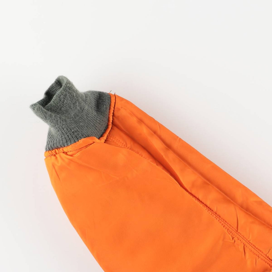 Civilian Alpha MA-1 style padded military flight jacket, medium, men's size M unclear Khaki type Vintage Second Hand