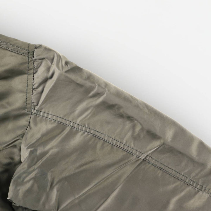 Civilian Alpha MA-1 style padded military flight jacket, medium, men's size M unclear Khaki type Vintage Second Hand