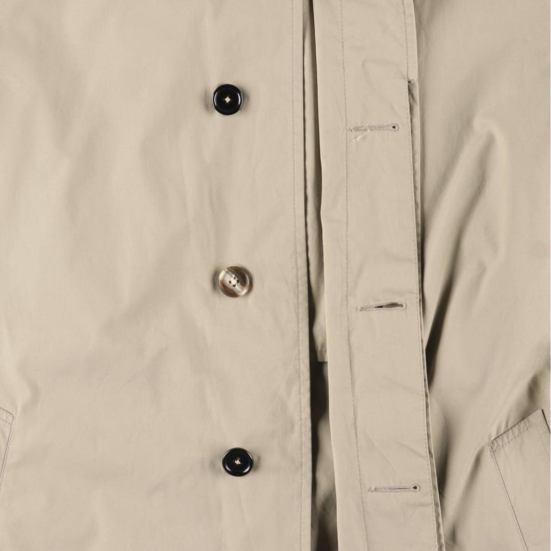 Brooks Brothers Balmacaan Coat, Made in USA, Men's XL polyester Beige type Vintage Second Hand