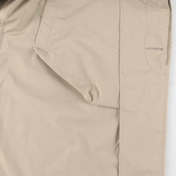 Brooks Brothers Balmacaan Coat, Made in USA, Men's XL polyester Beige type Vintage Second Hand
