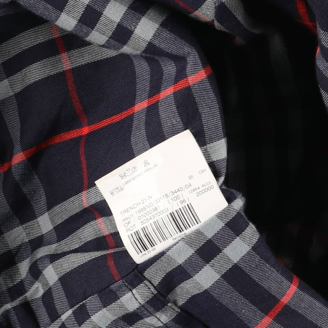 Burberry's BURBERRY LONDON trench coat, women's size XS polyester navy blue type Vintage Second Hand