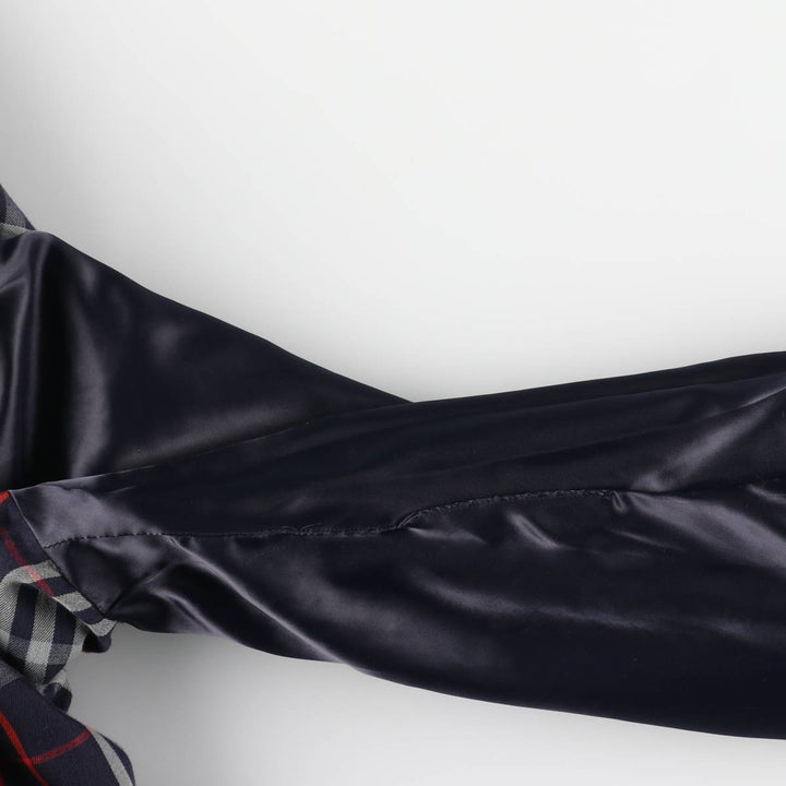 Burberry's BURBERRY LONDON Balmacaan Coat, Made in Spain, Women's Size XS polyester navy blue type Vintage Second Hand